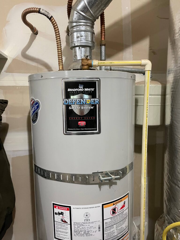 How to repair a gas water heater.